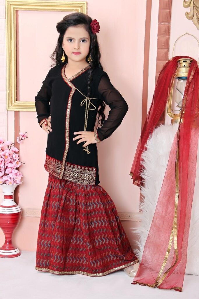 fancy sharara kurti