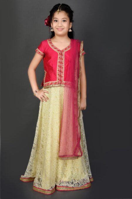 Lehenga Choli For Kids |Buy Nikhaar Creations Kids Lehenga Choli Online