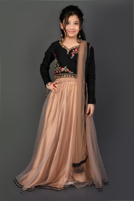 Kids Black Lehenga Choli | Buy Lehenga Choli For Kids Online